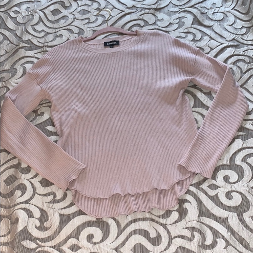 Express Ribbed Sweater- Size L - Picture 2 of 6